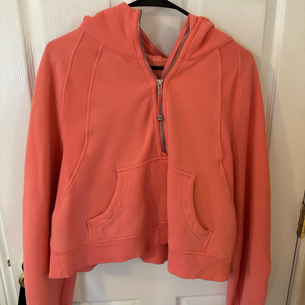 Lululemon Scuba hoodie in peach